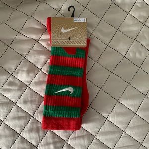 Nike Christmas socks.